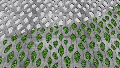 SENTONI Rasengitterstein mit Nocken grau glatt L 60 cm B 40 cm H 10 cm