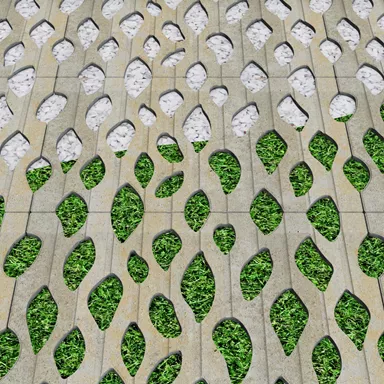 SENTONI Rasengitterstein mit Nocken grau glatt L 60 cm B 40 cm H 10 cm