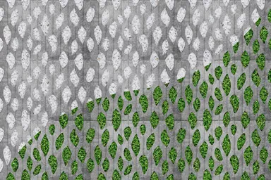 SENTONI Rasengitterstein mit Nocken grau glatt L 60 cm B 40 cm H 10 cm