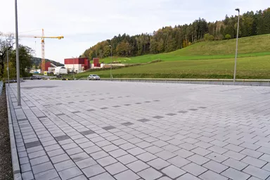 CLIMA STONE Drain mit BRIDGE Nockenverbund grau fein gefast L 28 cm B 28 cm H 8 cm