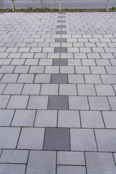 CLIMA STONE Drain mit BRIDGE Nockenverbund grau fein gefast L 28 cm B 28 cm H 8 cm