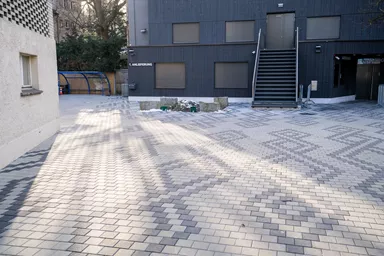 VS 5 Schwerlaststein mit Verschiebesicherung grau glatt gefast L 30 cm B 15 cm H 10.8 cm