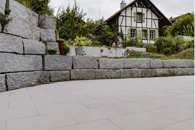 GLORIA Gehwegplatte SILVER gestrahlt gefast L 60 cm B 40 cm H 4 cm