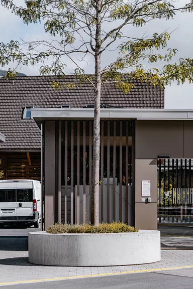 ARBOSO Sitzbankelement rund grau glatt vollkantig ohne Boden D 224 cm H 60 cm