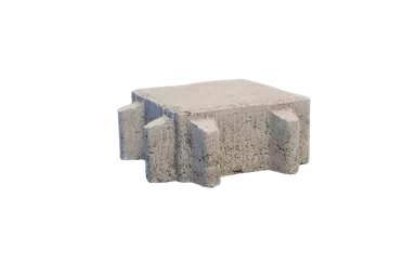 CLASSIC RASEN Ökostein mit Nocken grau glatt gefast L 20 cm B 20 cm H 8 cm