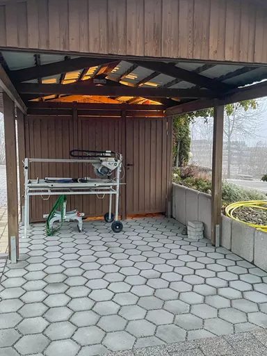 OMEGA Ökosteine Normalstein grau glatt fein gefast L 28.5 cm B 25 cm H 6 cm