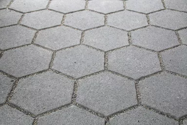 OMEGA Ökosteine Normalstein grau glatt fein gefast L 28.5 cm B 25 cm H 6 cm