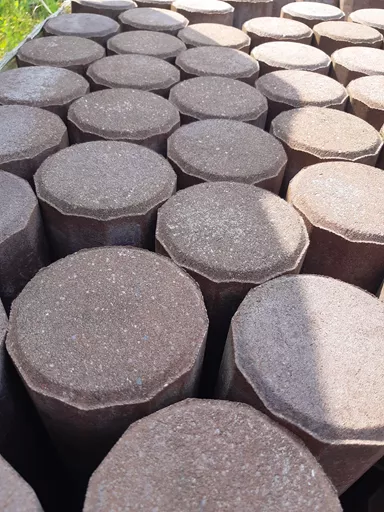 LUNIX Füllstein zu Rasengitterstein porphyr glatt H 12 cm