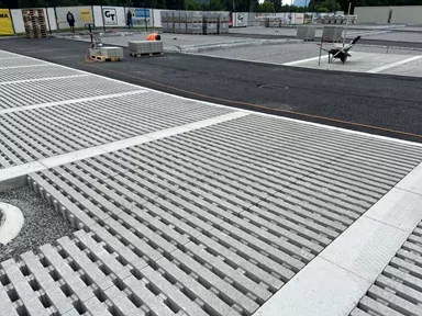 RAINA Rasenliner mit Verschiebesicherung grau glatt L 60 cm B 40 cm H 10 cm