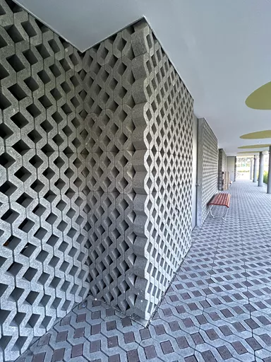 GRISON Rasengitterstein mit Nocken grau glatt L 60.2 cm B 40.2 cm H 8 cm