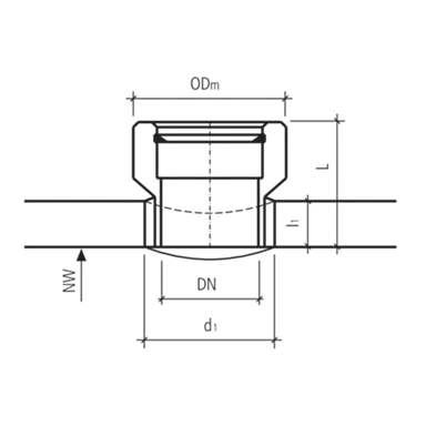CENTUB<sup>®</sup> Klebeanschlussstücke 90°