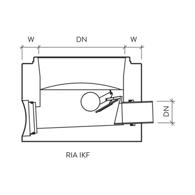 Bearbeitungszuschläge CENTUB® RIA Rückstauklappe