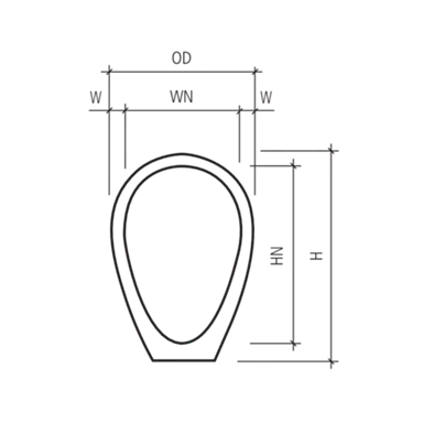 Betoneiformrohre unbewehrt