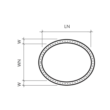 Schachtringe oval unbewehrt