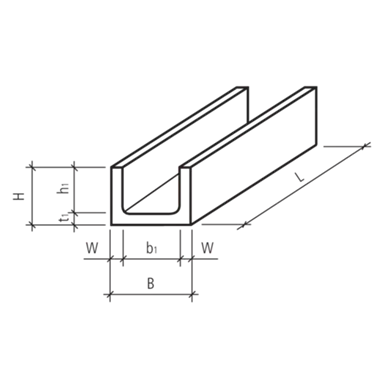 Werkleitungskanalunterteile