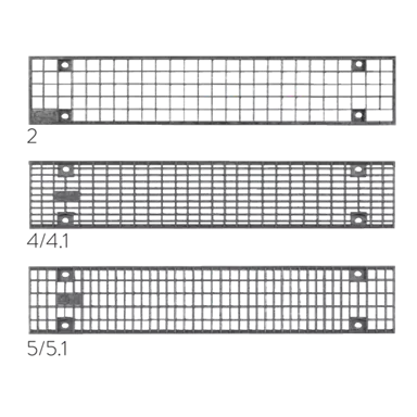 BIRCOsir® Rinnen NW 100 Abdeckungen