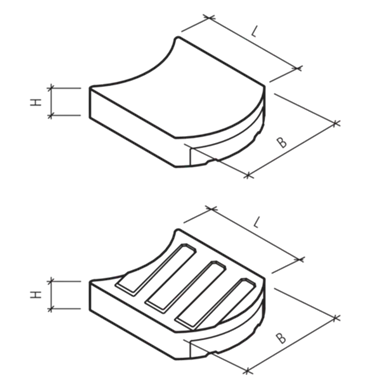 STRADAFINO Bankett- und Spurelement
