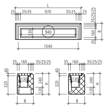 HOBAC<sup>®</sup> Einlauftrog