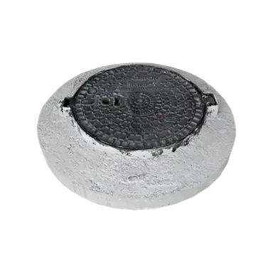 PAMREX Gussdeckel mit Betonrahmen