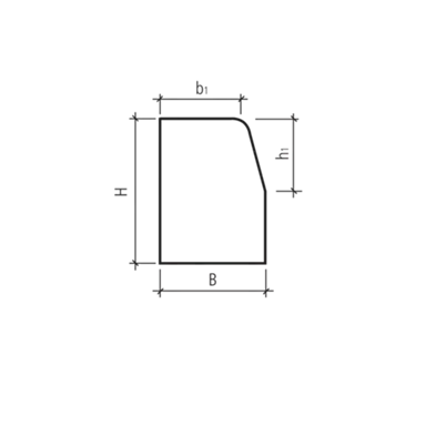 Randsteine ohne Vorsatz
