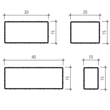 RAINA Pflastersteine fein gefast