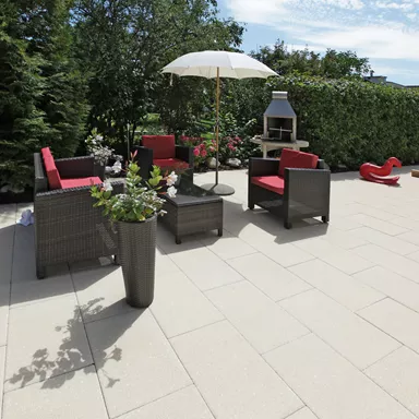 FINALGO VILLA Vakuum Gehwegplatten gefast