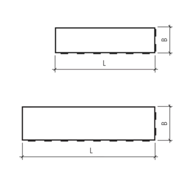 ESTADO SKY Platten mit Nocken