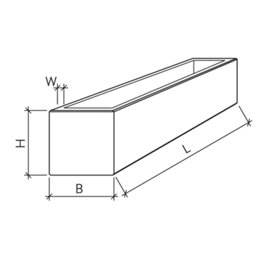 PARCO<sup>®</sup> Pflanzentröge rechteckig gestrahlt