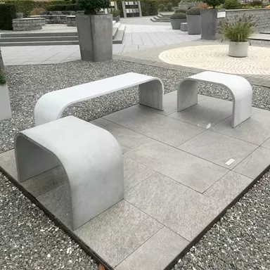 BRAENDI Bank und Hocker light