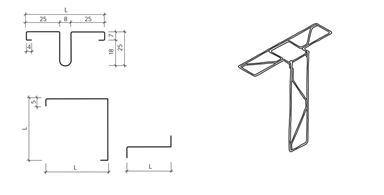 Anschluss-, Eck- und Z-Bügel, Zwischenwand-Anschlussbewehrun g