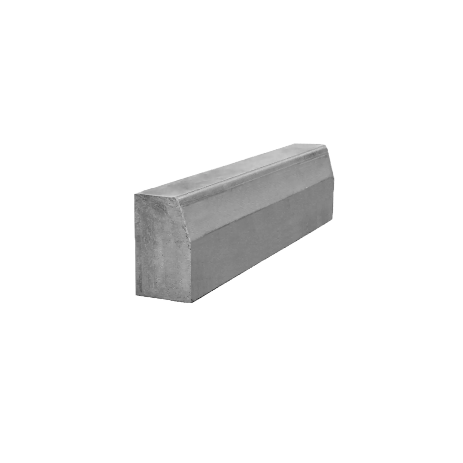 Randstein grau ohne Vorsatz L 100 cm B 15 cm H 25 cm