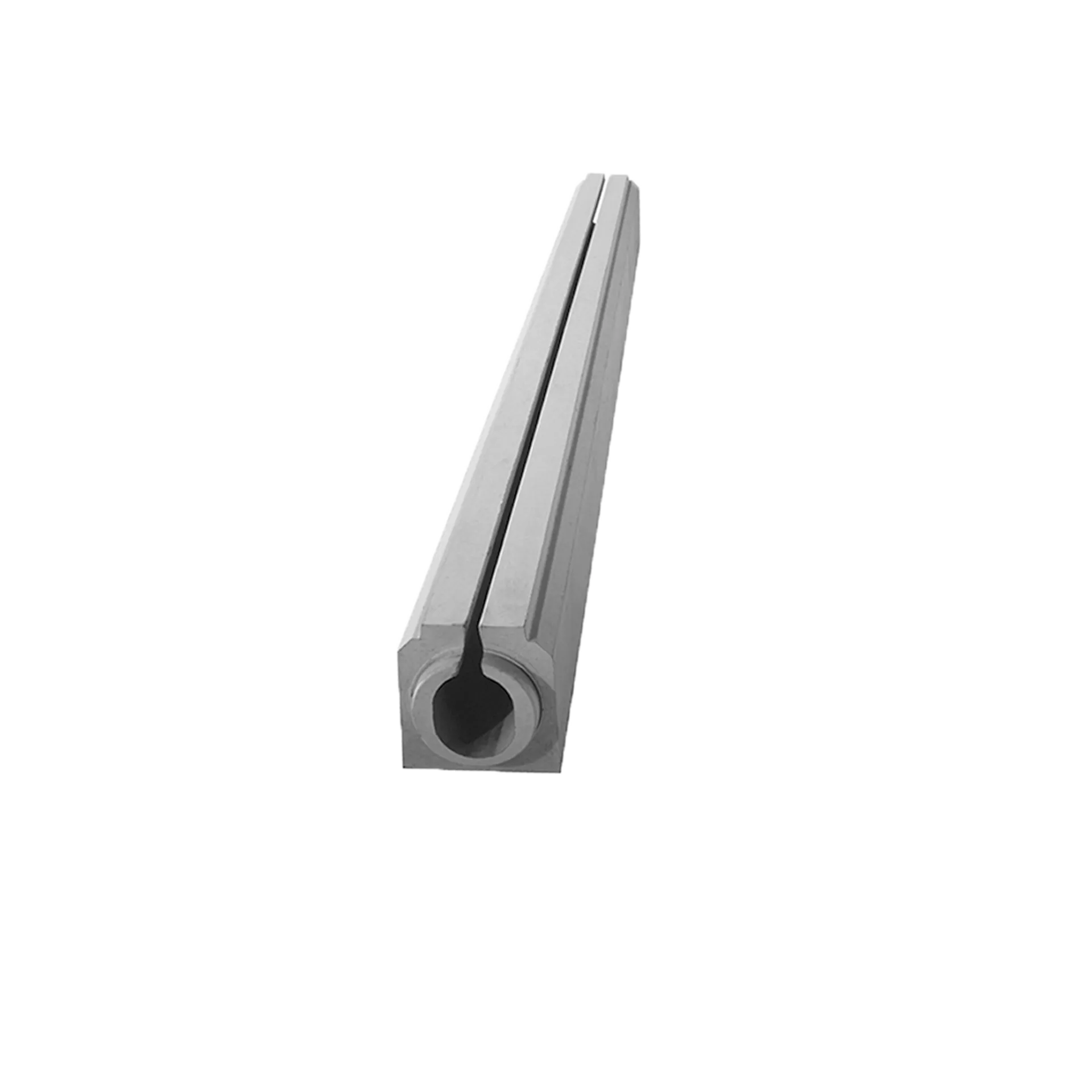 SECURRO Slimline-Rinne grau mit durchgehendem Schlitz unbehandelt ohne Gefälle BK D 400 L 4000 mm B 400 mm H 430 mm