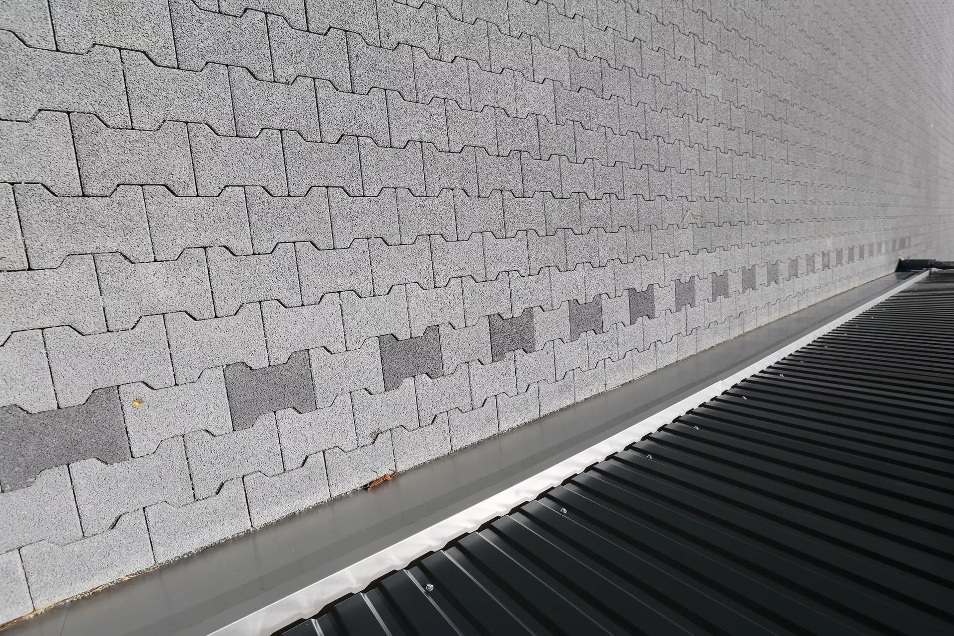 H Sickerstein Normalstein grau fein gefast L 20 cm B 16.5 cm H 8 cm