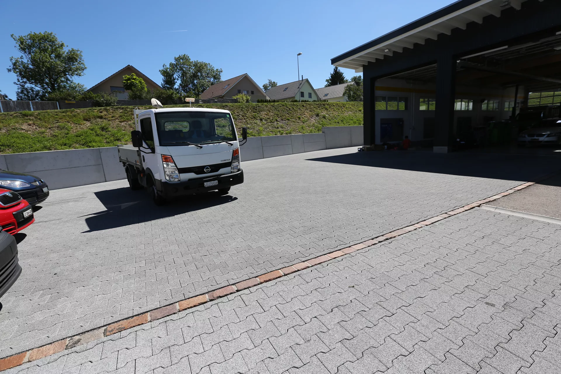 H Sickerstein Normalstein grau fein gefast L 20 cm B 16.5 cm H 8 cm