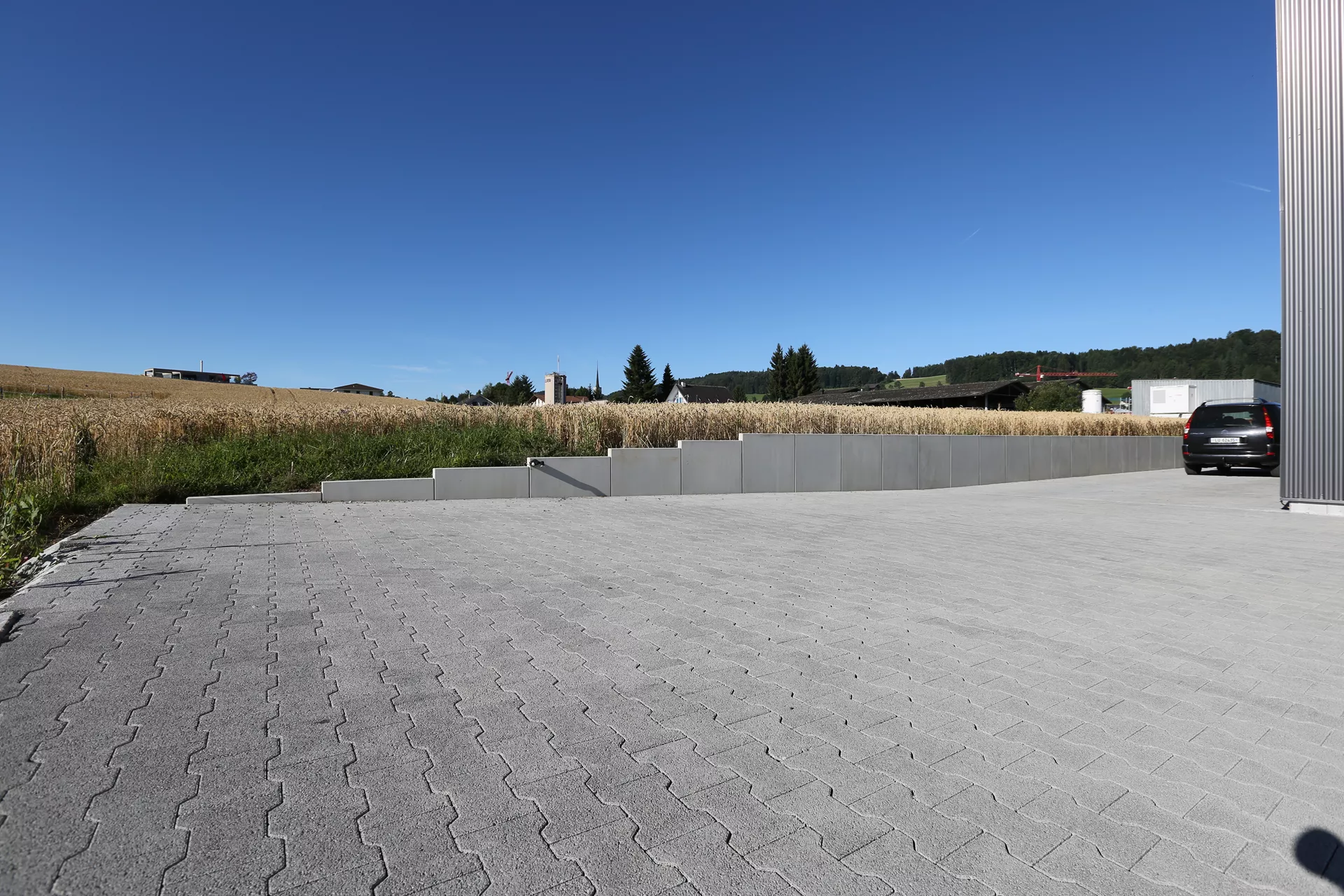 H Sickerstein Normalstein grau fein gefast L 20 cm B 16.5 cm H 8 cm