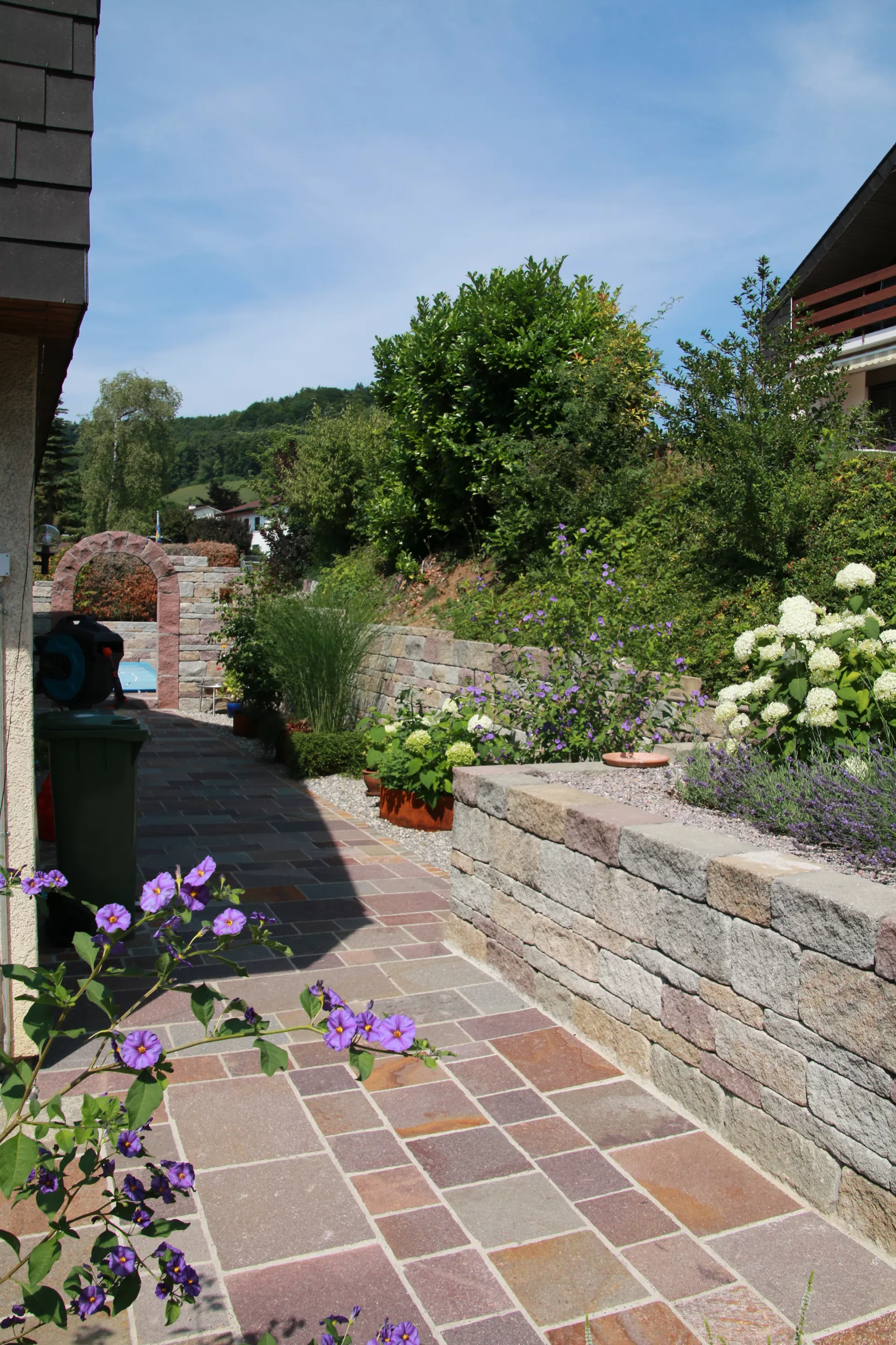 SANTURO Burgruinenmauer 2-seitig gespalten Burgruinen-Mix L 30-50 cm B 25 cm