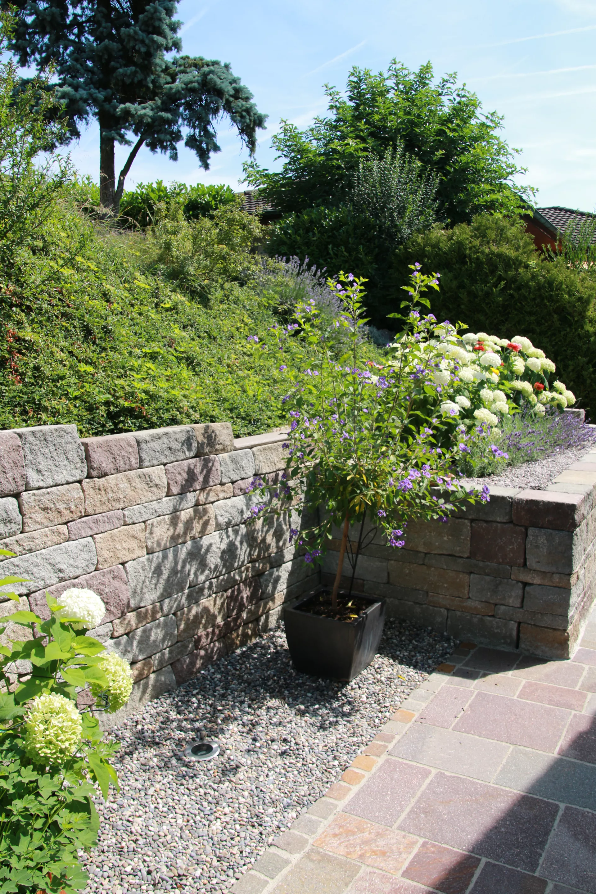 SANTURO Burgruinenmauer 2-seitig gespalten Burgruinen-Mix L 30-50 cm B 25 cm