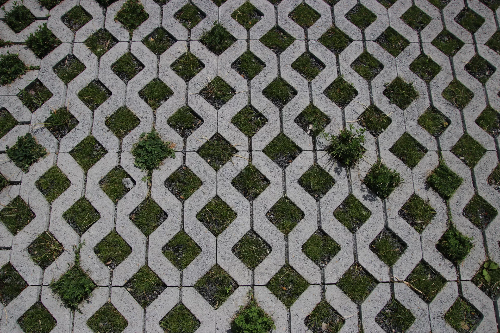 GRISON Rasengitterstein mit Nocken grau glatt L 60.2 cm B 40.2 cm H 8 cm