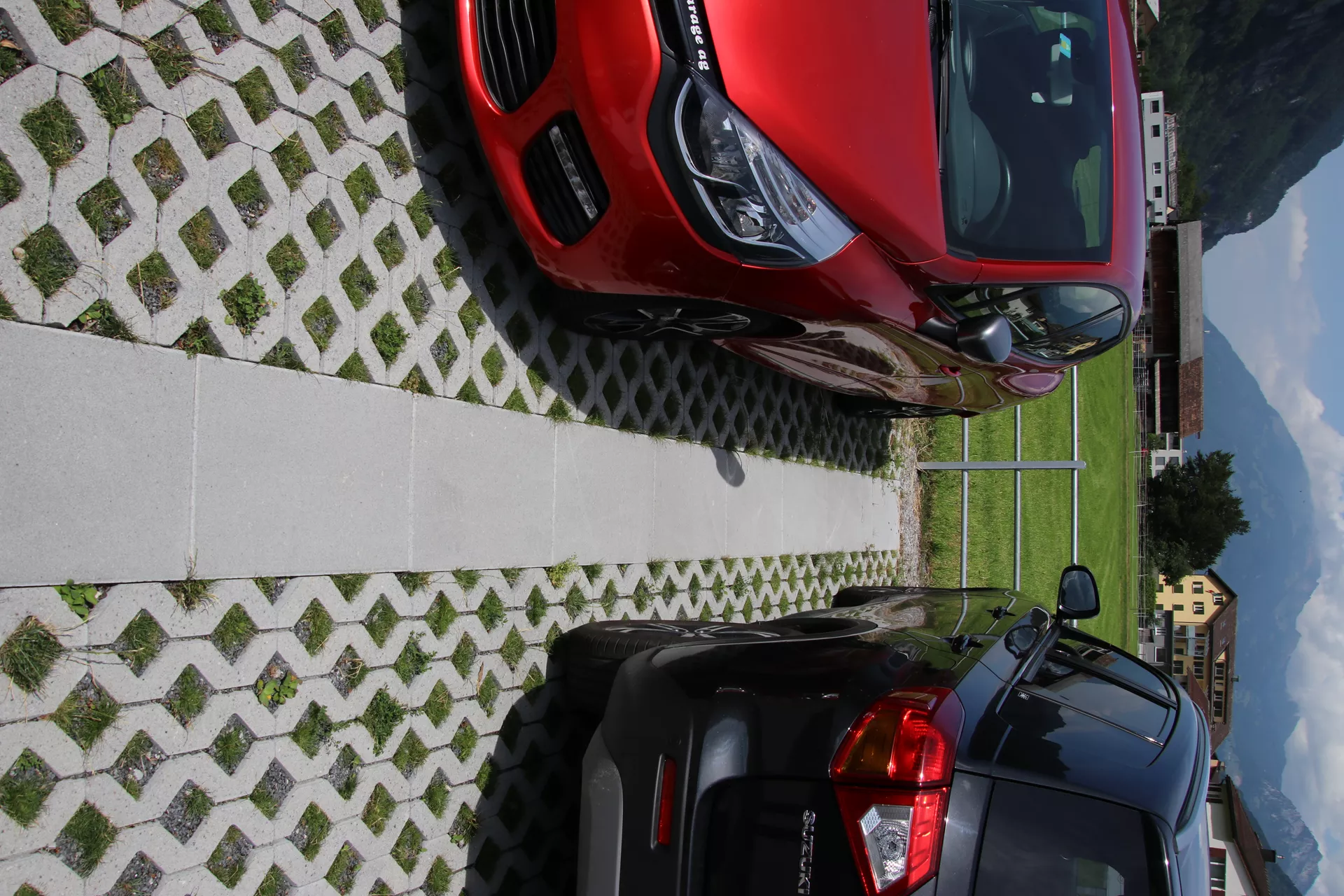 GRISON Rasengitterstein mit Nocken grau glatt L 60.2 cm B 40.2 cm H 8 cm