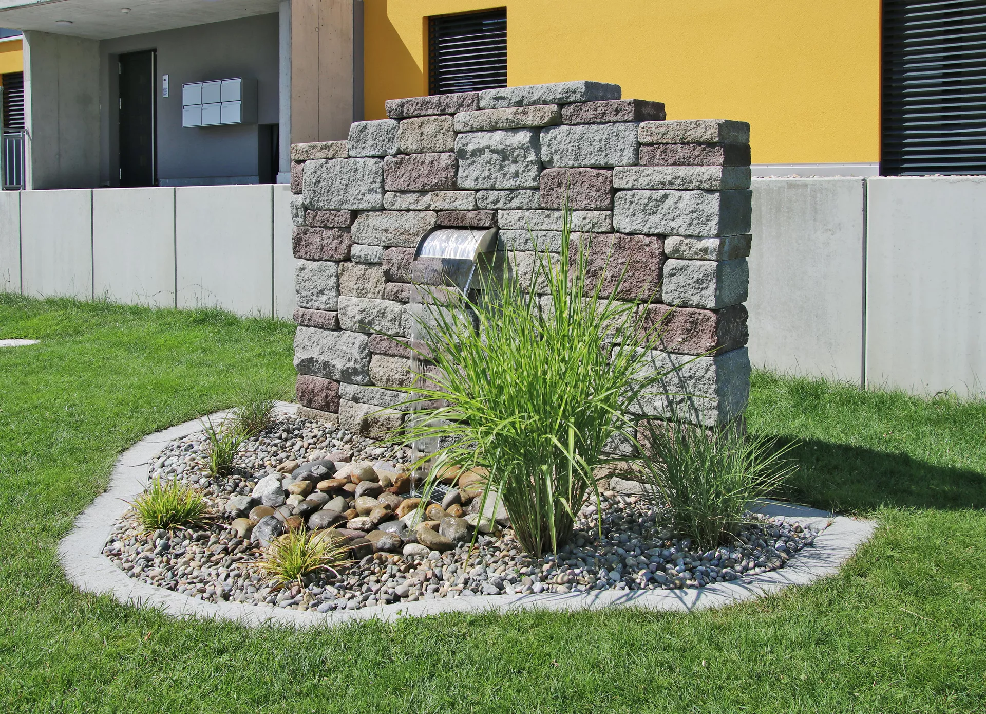 SANTURO Burgruinenmauer 2-seitig gespalten Burgruinen-Mix L 30-50 cm B 25 cm