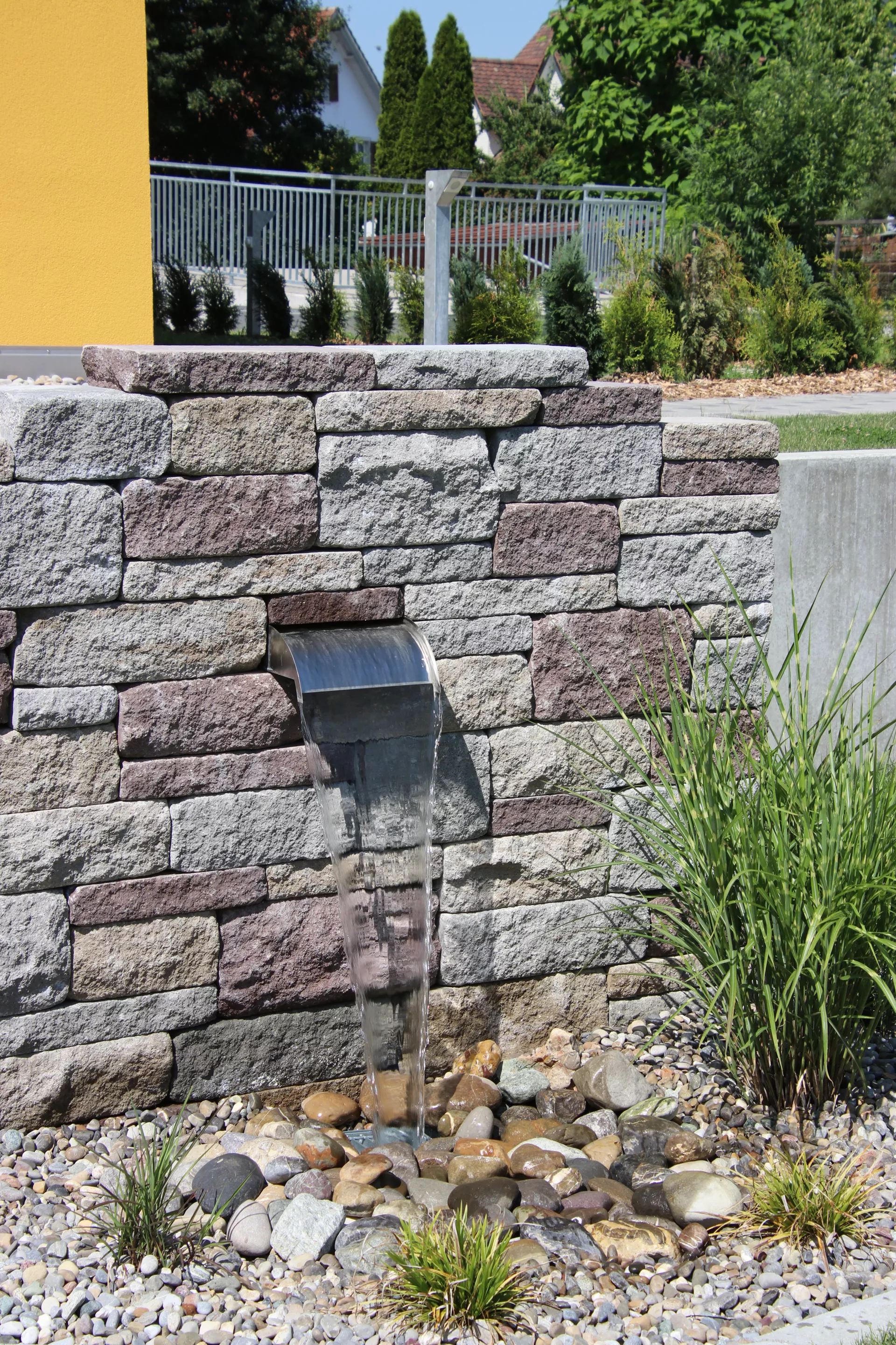 SANTURO Burgruinenmauer 2-seitig gespalten Burgruinen-Mix L 30-50 cm B 25 cm