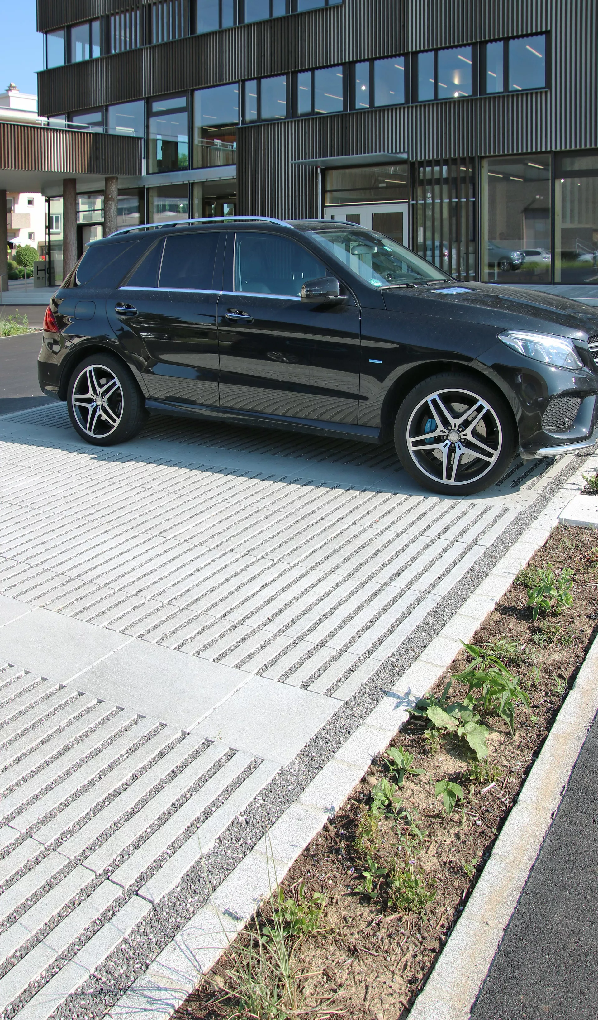 RAINA Rasenliner mit Verschiebesicherung grau glatt L 60 cm B 40 cm H 10 cm