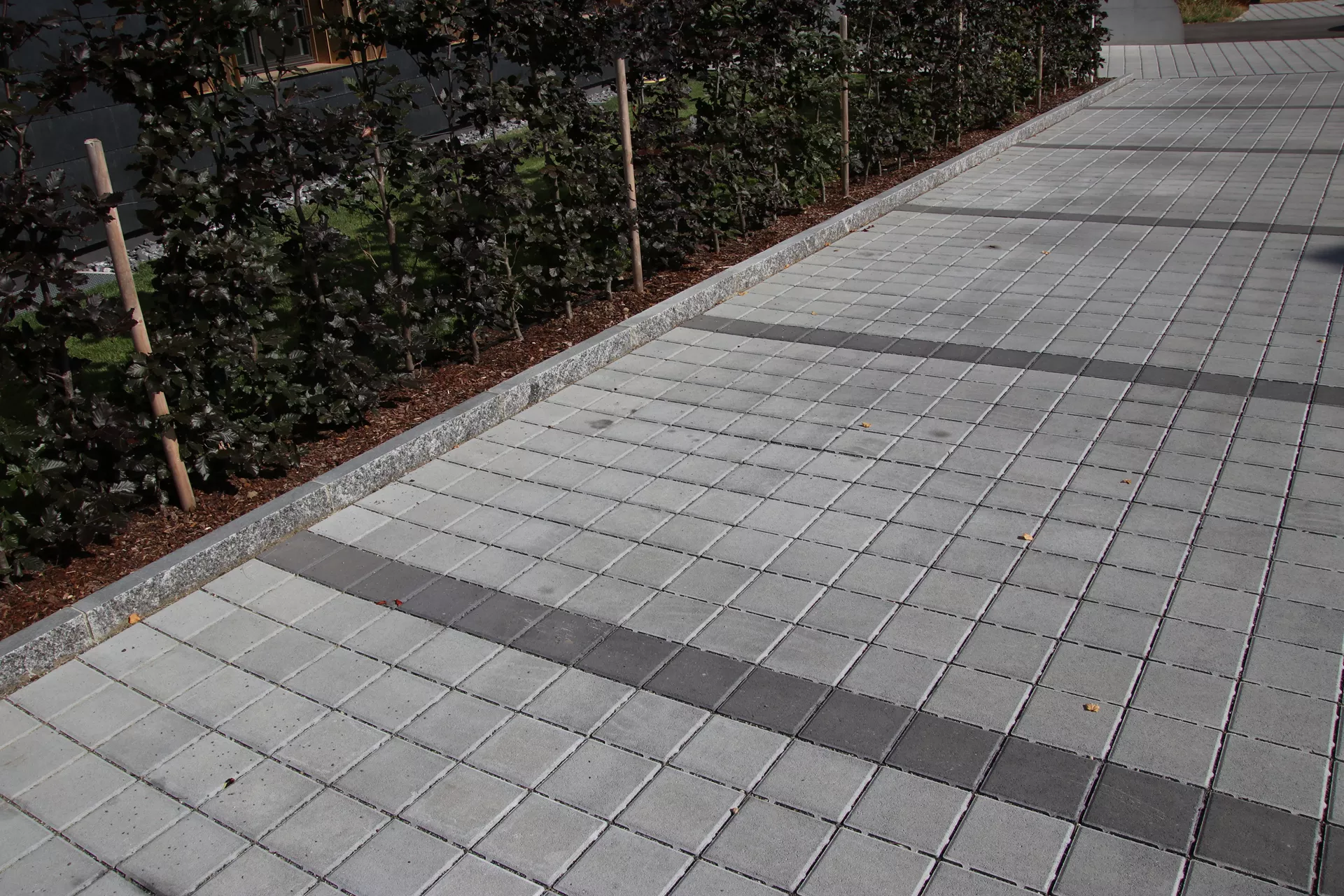 Pavé Eco CLASSIC DRAIN, pavé normal, 20/20/8 cm, av.dist., chanfr., gris