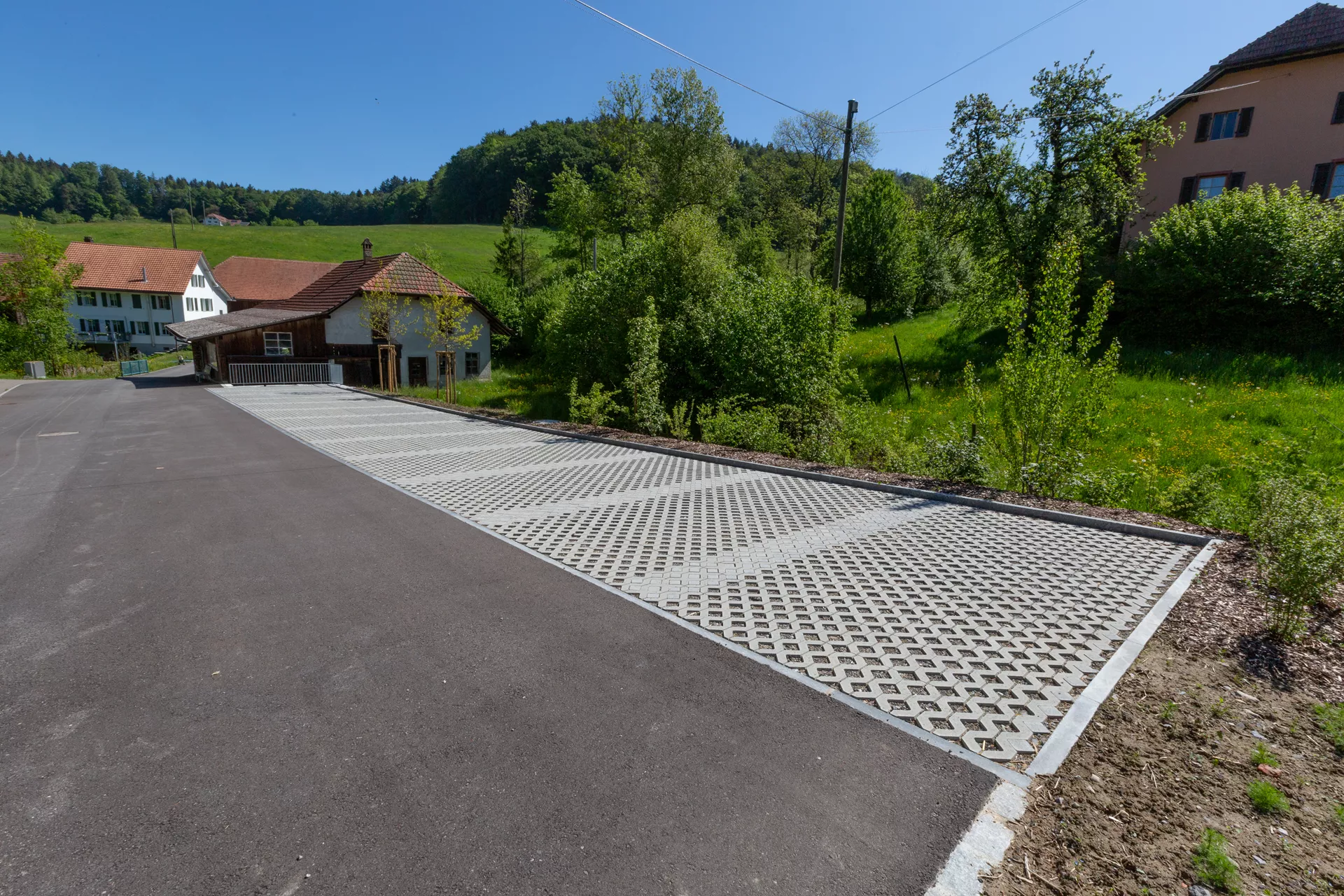 GRISON Rasengitterstein mit Nocken grau glatt L 60.2 cm B 40.2 cm H 8 cm