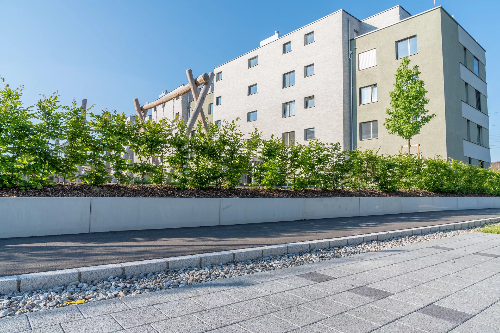 TRIPLA Winkelplatte bewehrt Typ 12.81 grau glatt gefast L 100 cm B 75 cm H 120 cm W 12 cm