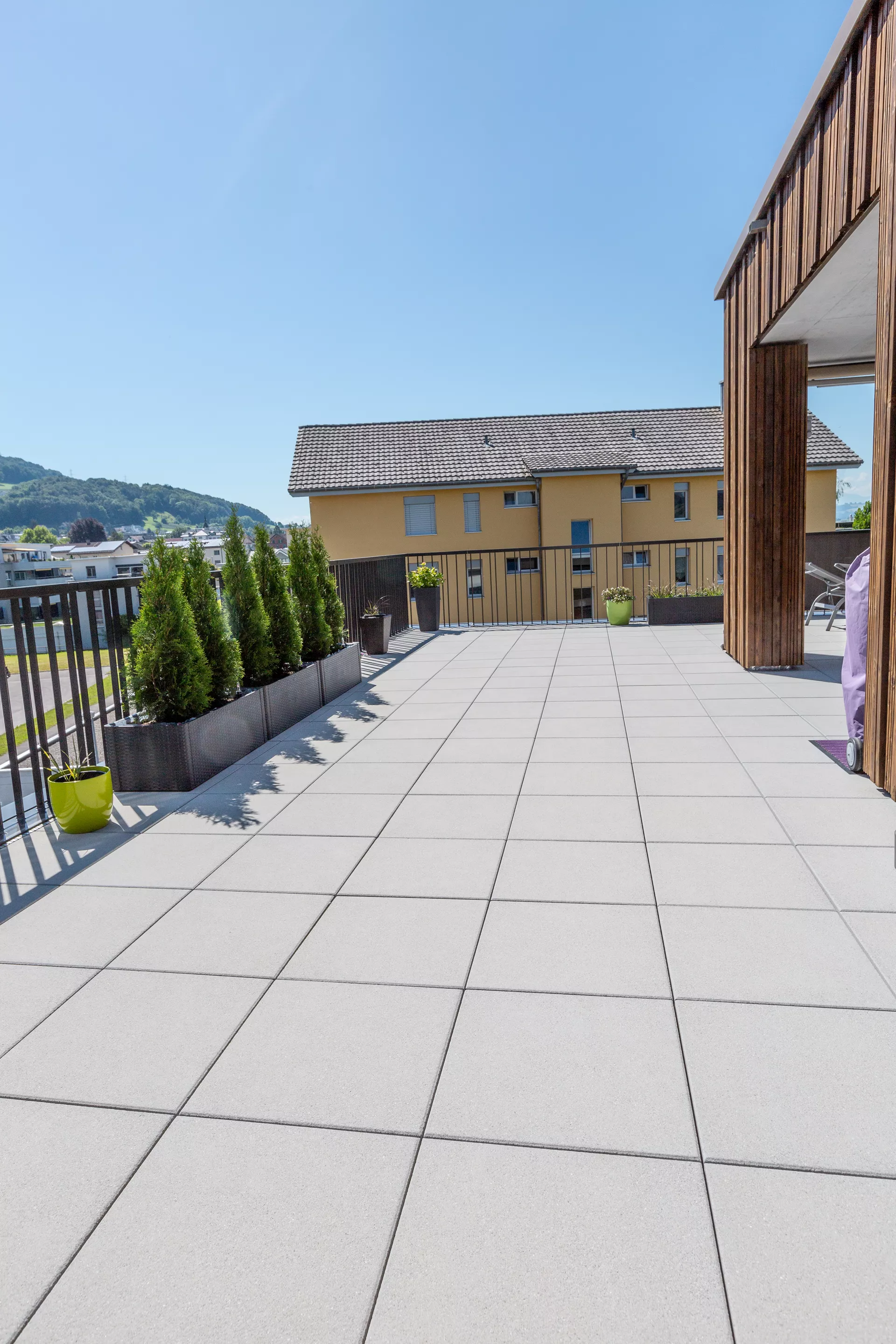 PARCO FINA Gartenplatte grau gestrahlt gefast L 50 cm B 50 cm H 4 cm