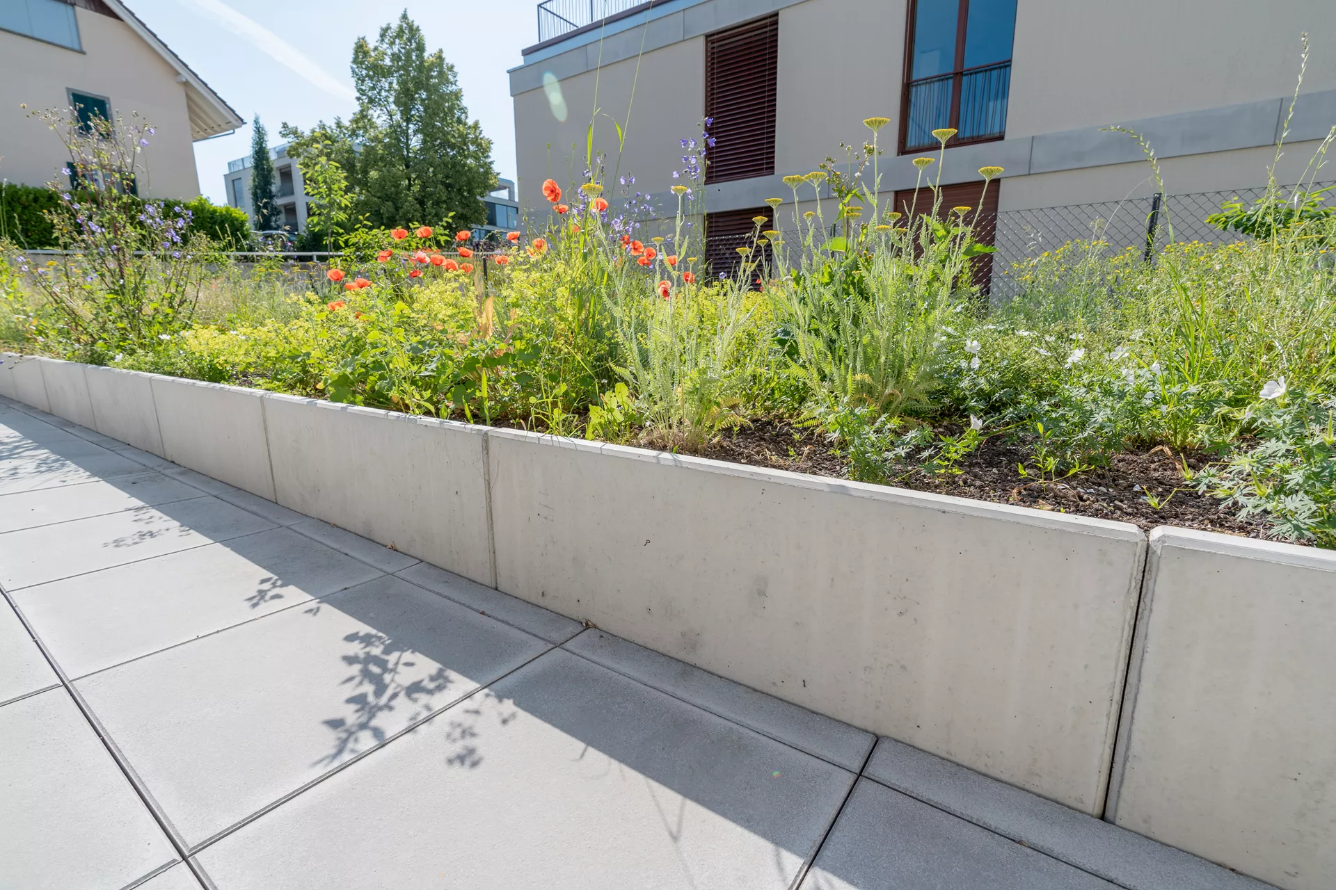 ROZTEC Winkelplatten Typ Midi bewehrt grau glatt gefast L 200 cm B 75 cm H 125 cm W 9-18 cm