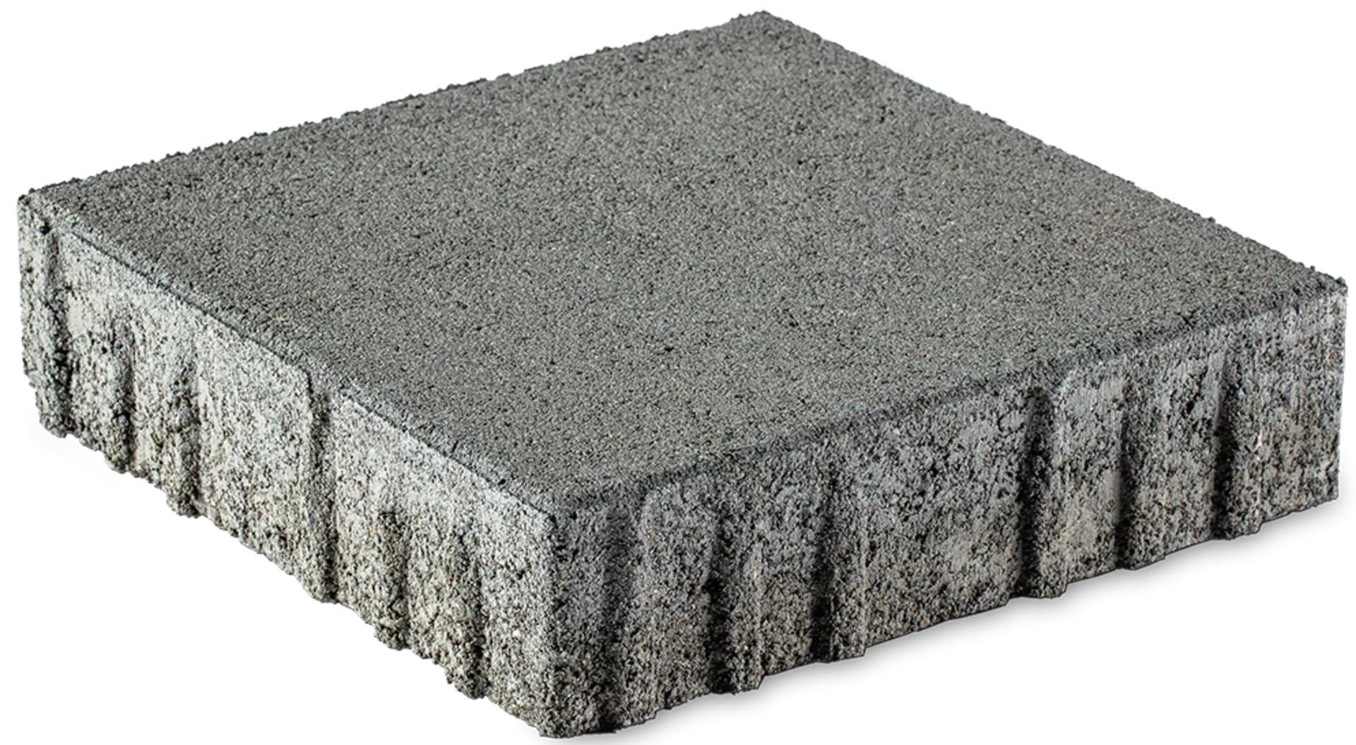 CARENA Pflasterstein mit Nockenverbund grau glatt gefast L 25 cm B 25 cm H 6 cm