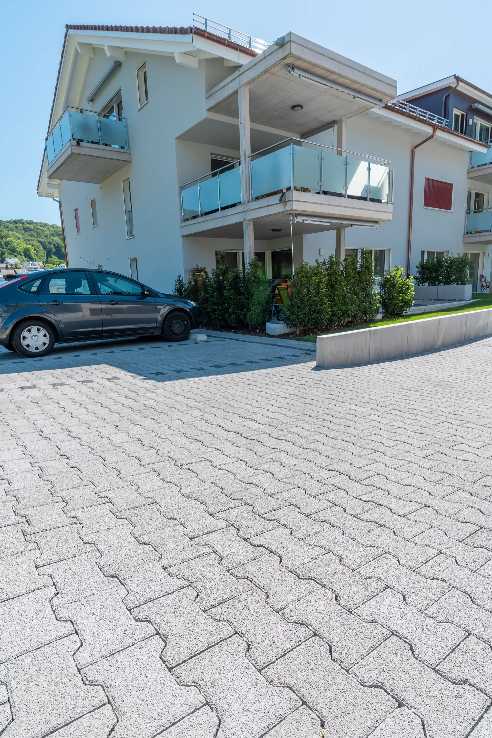 H Sickerstein Normalstein grau fein gefast L 20 cm B 16.5 cm H 8 cm