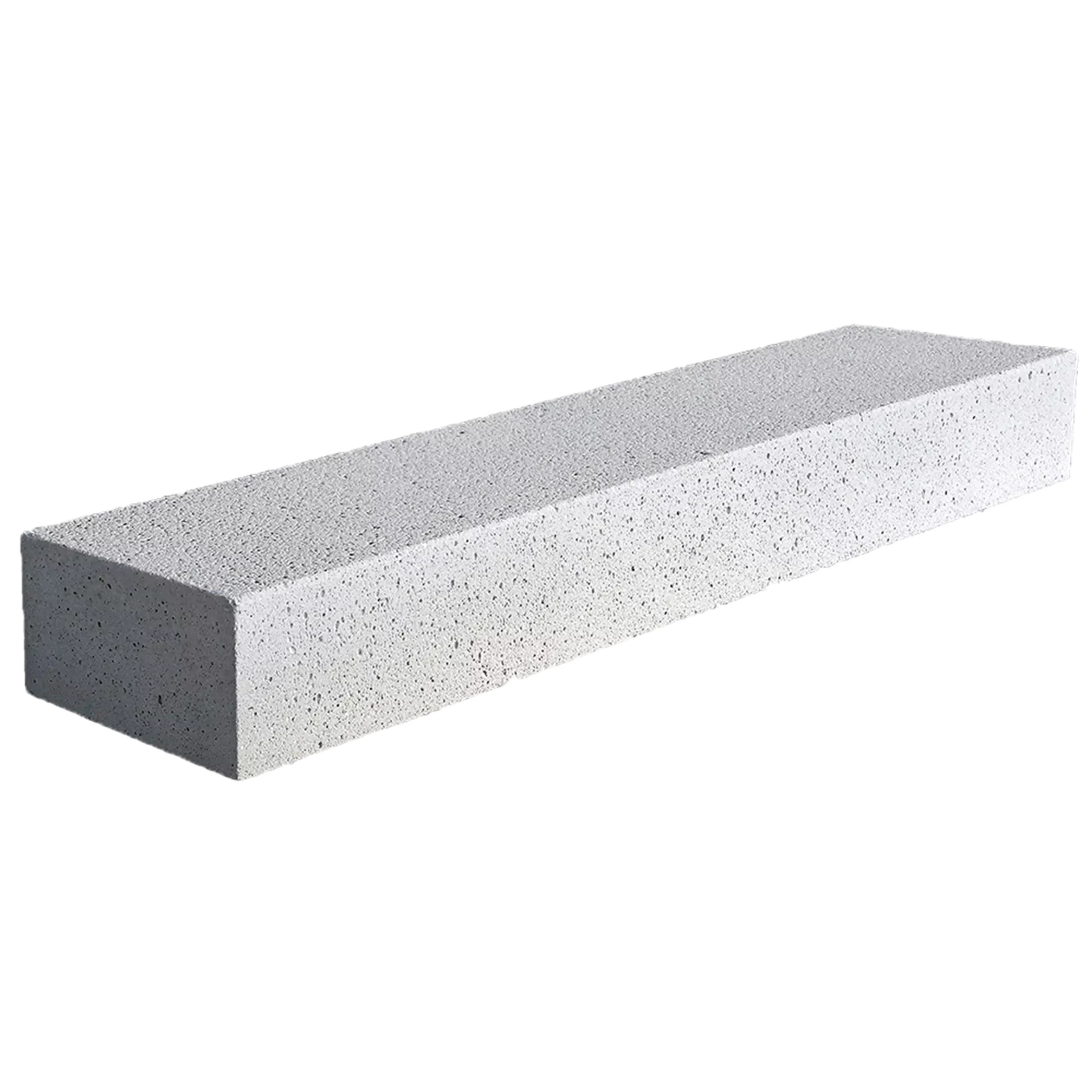 Marches DESEGNO sur mesure gris giron sablé arêtes vives L 50 - 300 cm B 30 - 40 cm H 17 cm